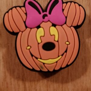 Pumpkin Minnie Croc Charm Halloween
